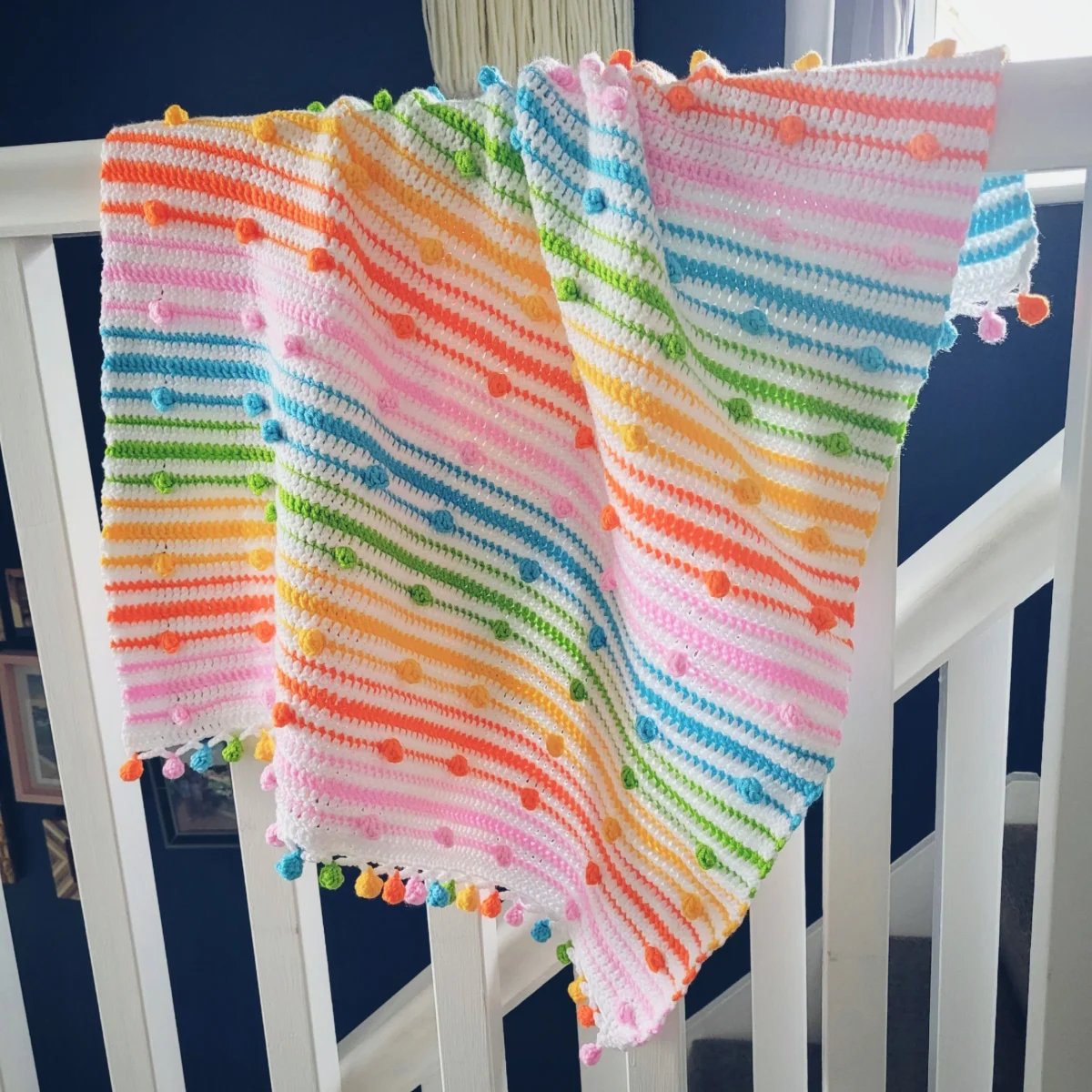 A Spot Of Spring – Baby Blanket